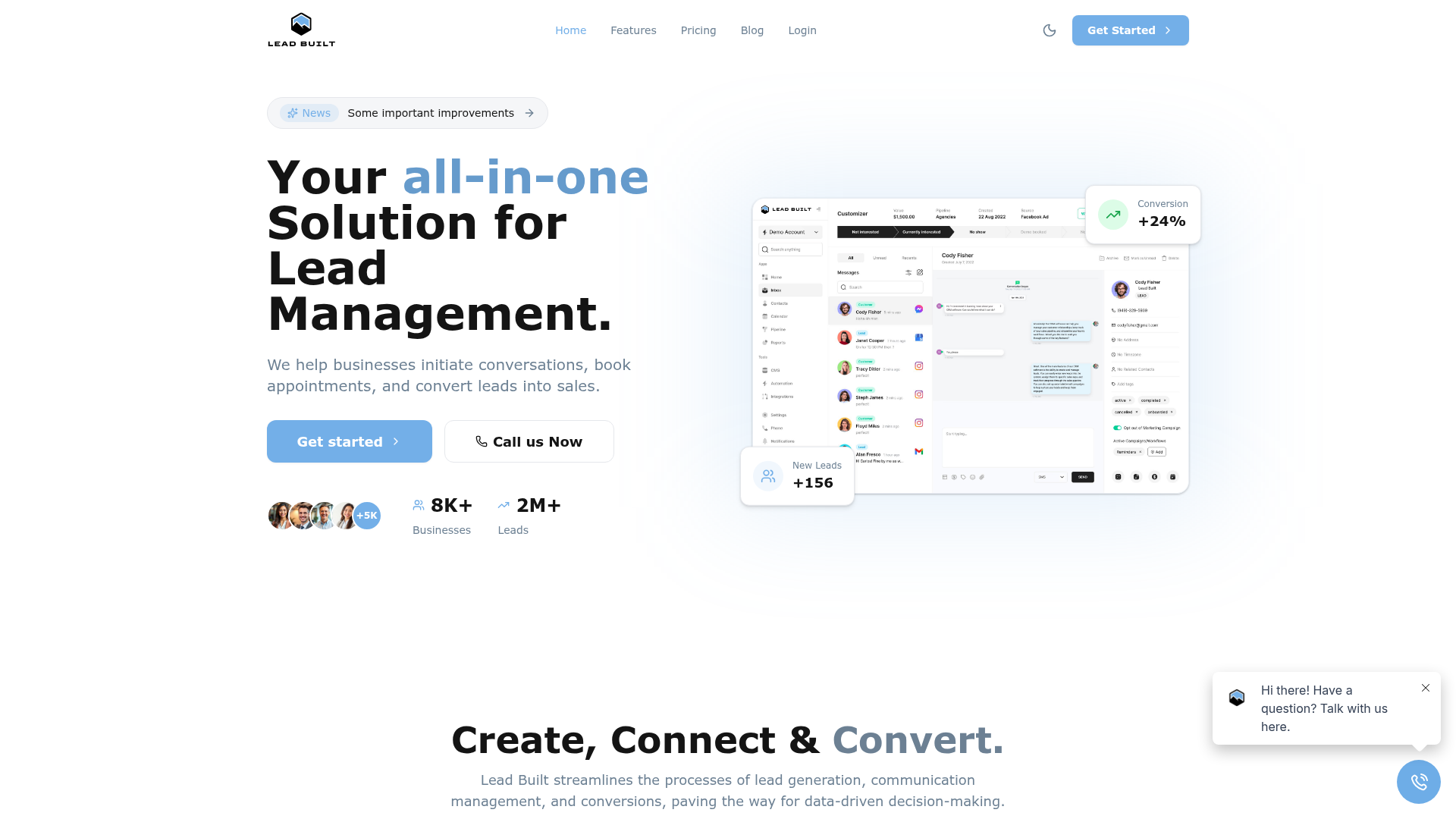 Snapshot of leadbuilt.com