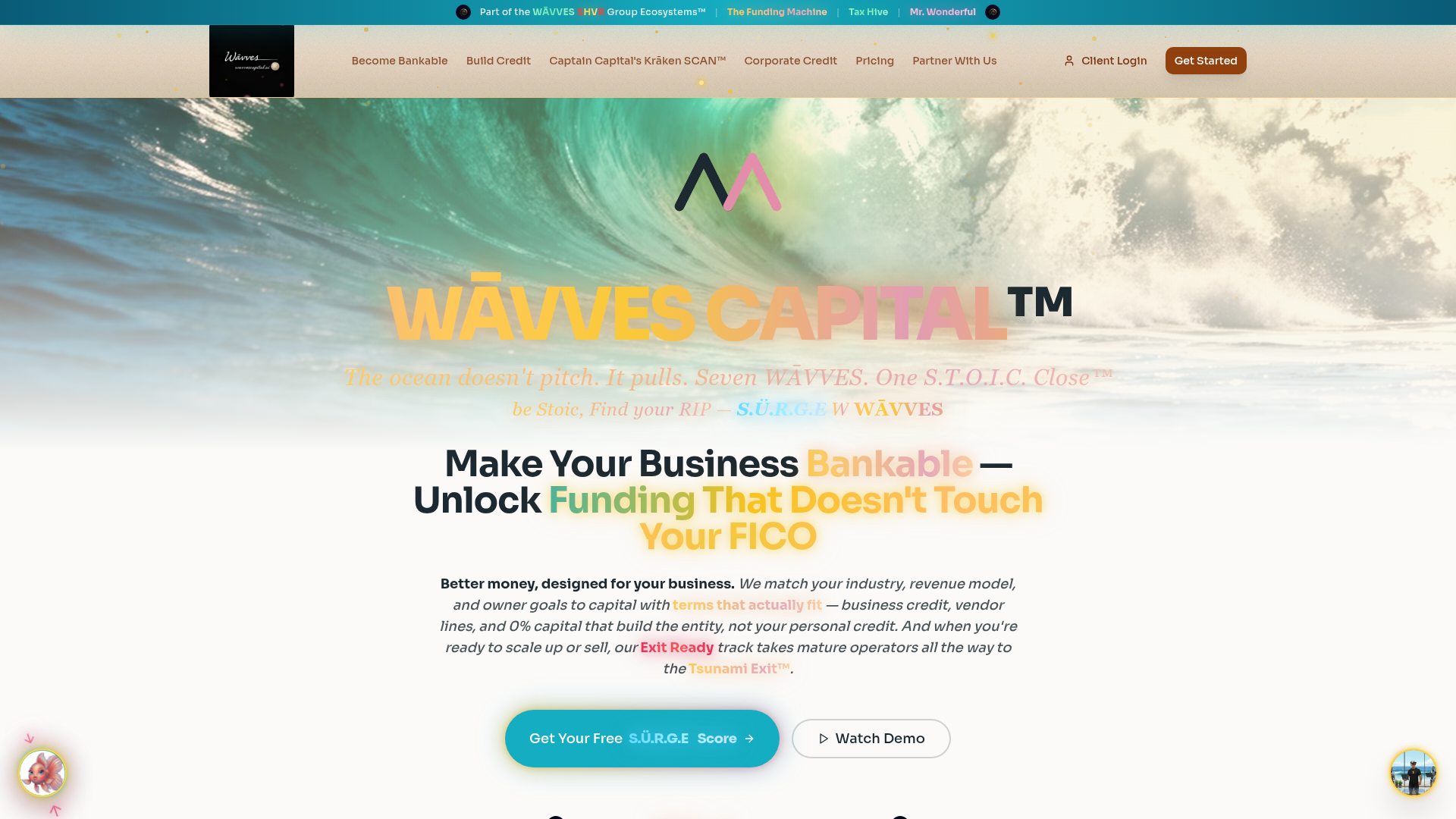 Snapshot of wāvvescapital.ai